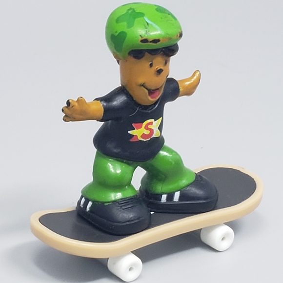 Pete The Skater Figure On A Tech Deck Mini Skateboard - Picture 7 of 8